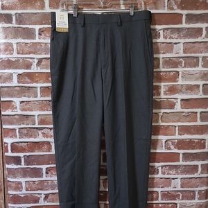 Haggar Men's Dress Pants - Dark Gray